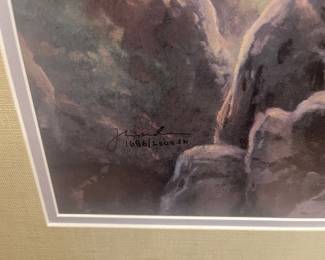 print by Thomas Kinkade