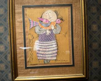 29-$80 "Bird Suite" Boulanger original lithograph with certificate of authenticity 18x21