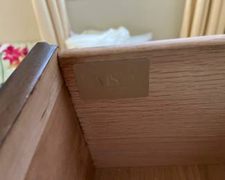 Davis furniture from TN - chest drawers with oval mirror 