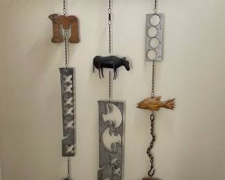 6-Primitive Andrea Banks (Las Vegas) - Anomaly Arts $700  Funky sculpture wall hanging 60x80 (approx)