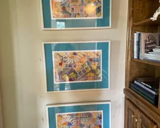 31-$225 (3) or $75 each  Suite of 3 Andrea Banks (Las Vegas) Anomaly Arts 26x20