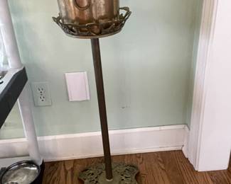 27-$60 Brass champagne stand and bucket