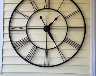 26-$50 Outdoor metal clock 49" decorative 
