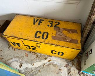 $50 - VF 32 Co - Naval Air Force Atlantic trunk - left one 