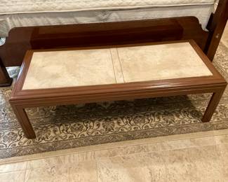 $60 Coffee table / tile top / can be bench or luggage stand
