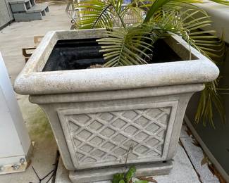 $150 Light weight planters - one with a plant 
