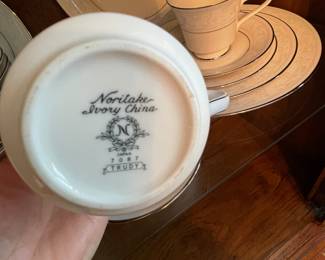 $250 Noritake Ivory China Trudy pattern