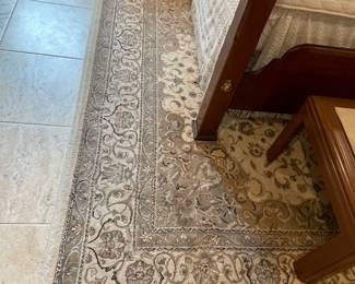 $80 Carpet 7x10 - Beige taupe Persian style 

