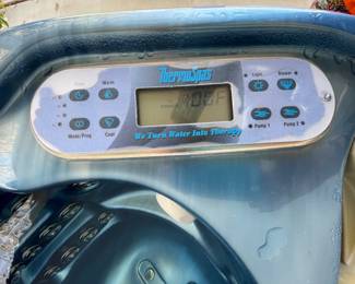 Hot tub 95Wx80D ThermoSpas 3 seats+ 1 double  lounge	- 5 years old, client paid $15,000. We are taking silent bids until Monday 1/29 at noon. 
