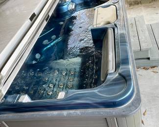 Hot tub 95Wx80D ThermoSpas 3 seats+ 1 double  lounge	- 5 years old, client paid $15,000. We are taking silent bids until Monday 1/29 at noon. 
