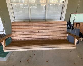 $195 Outdoor swing 79x32x29
