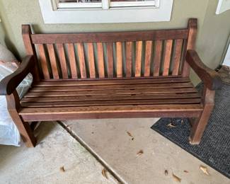$240 Solid wood bench 60Wx23Dx36H
