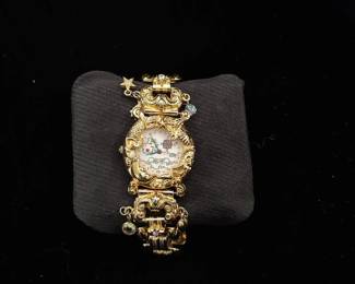 Kirk's Folly "Foreverland" watch with gold-tone charm band!