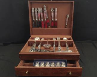 International Silver Royal Danish Silverware set - 40+ pieces!