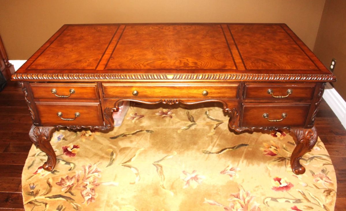 Hooker Writing Desk . Beautifully detailed! 72" W x 36" D x 31" H. BUY IT NOW! $425.00.