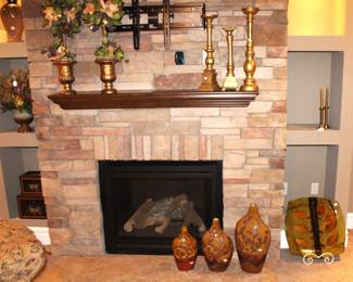 We have a large amount of decorative items.