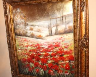 Beautifully Framed Oil Painting.