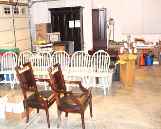 Garage is full of items.