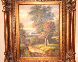 Beautifully Framed Oil Painting.