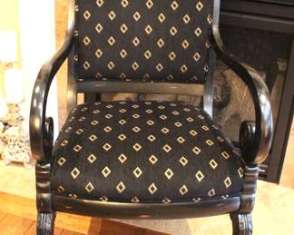 Black Flexsteel Armchair.  25" W x 29" D x 40 1/2" H.  BUY IT NOW! $165.00.