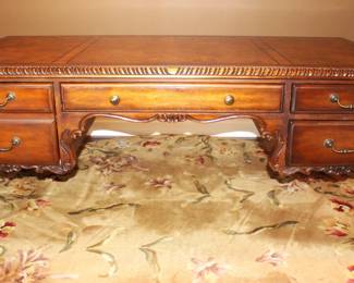 Hooker Writing Desk . Beautifully detailed!                        72" W x 36" D x 31" H.  BUY IT NOW!  $425.00.