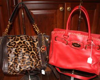 These purses are Michael Kors. Very gently used.