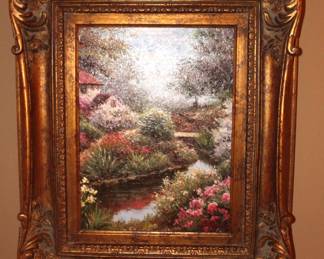 Beautifully Framed Oil Painting.
