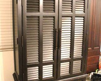 Beautiful Tommy Bahama Home-Kingstown Trafalgar Armoire-Lexington Home Brands.                                   Dimensions: 55" W x 24" D x 88" H.                                 
BUY IT NOW! $1750.00.