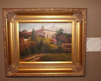 One of many oil paintings.