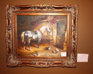 Beautifully Framed Oil Painting.