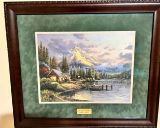 Thomas Kinkade print in perfect condition 