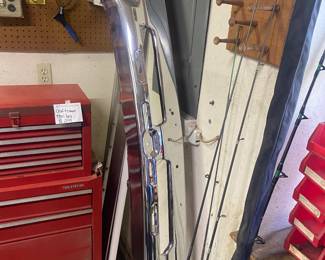 Truck bumper. Possibly a Toyota Tundrid