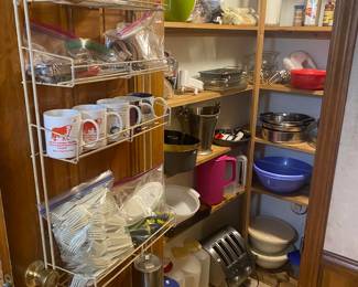 Cookware and kitchen supplies galore. Indoor and outdoor 