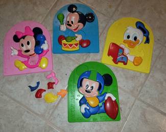 Cool Mickey puzzles - so sad, could not find all the pieces