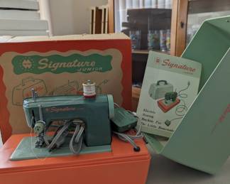 Vintage portable sewing machine