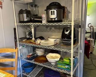 KITCHEN SHELF SMALL APPLIANCES  MISC.