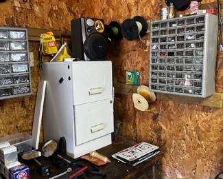 NUTS BOLTS STORAGE BINS