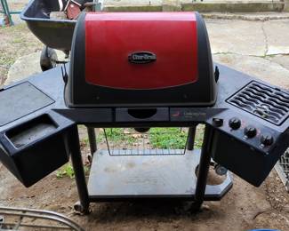 Char-Broil Cooking Zone 1000 LP Gas Grill With Side Burner, Model 4639094