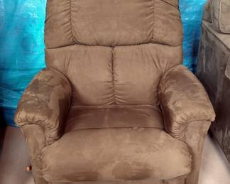 Upholstered Rocking Recliner, 40" x 35" x 35", Unused
