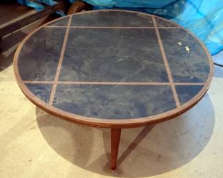Wood Coffee Table, 16" x 36" Diameter