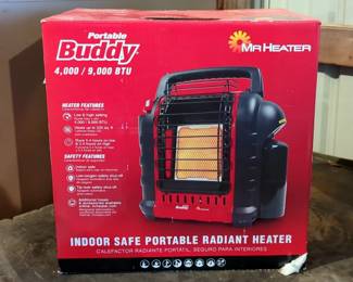 Mr. Heater Portable Buddy Indoor Safe Portable Radiant Heater, 4000 / 9000 BPUs, Model MH9BX, In Original Box