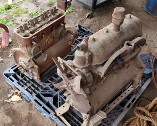 Allis-Chalmers 4 Cylinder Gas Powered Engines, Qty 2, For Model B Or C