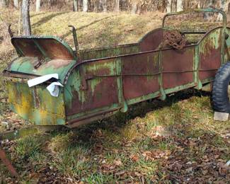 John Deere Manure Spreader, Complete And Works