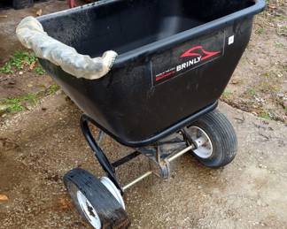 Brinly Tow Behind Spreader, Unknown Model, With Air Tires