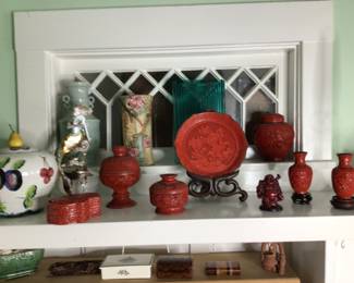 Chinese Cinnabar lacquerware