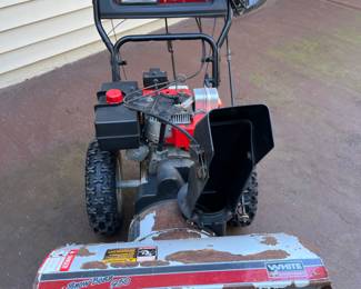 snowblower, working, electric start