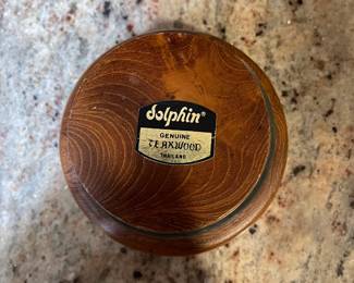 Dolphin - teakwood from Thailand.