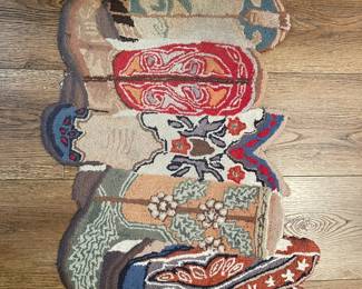 Cute doormat featuring colorful cowboy boots.