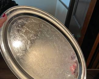 Silver tray