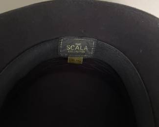 The Scala Collection men's wool fedora/ hat
